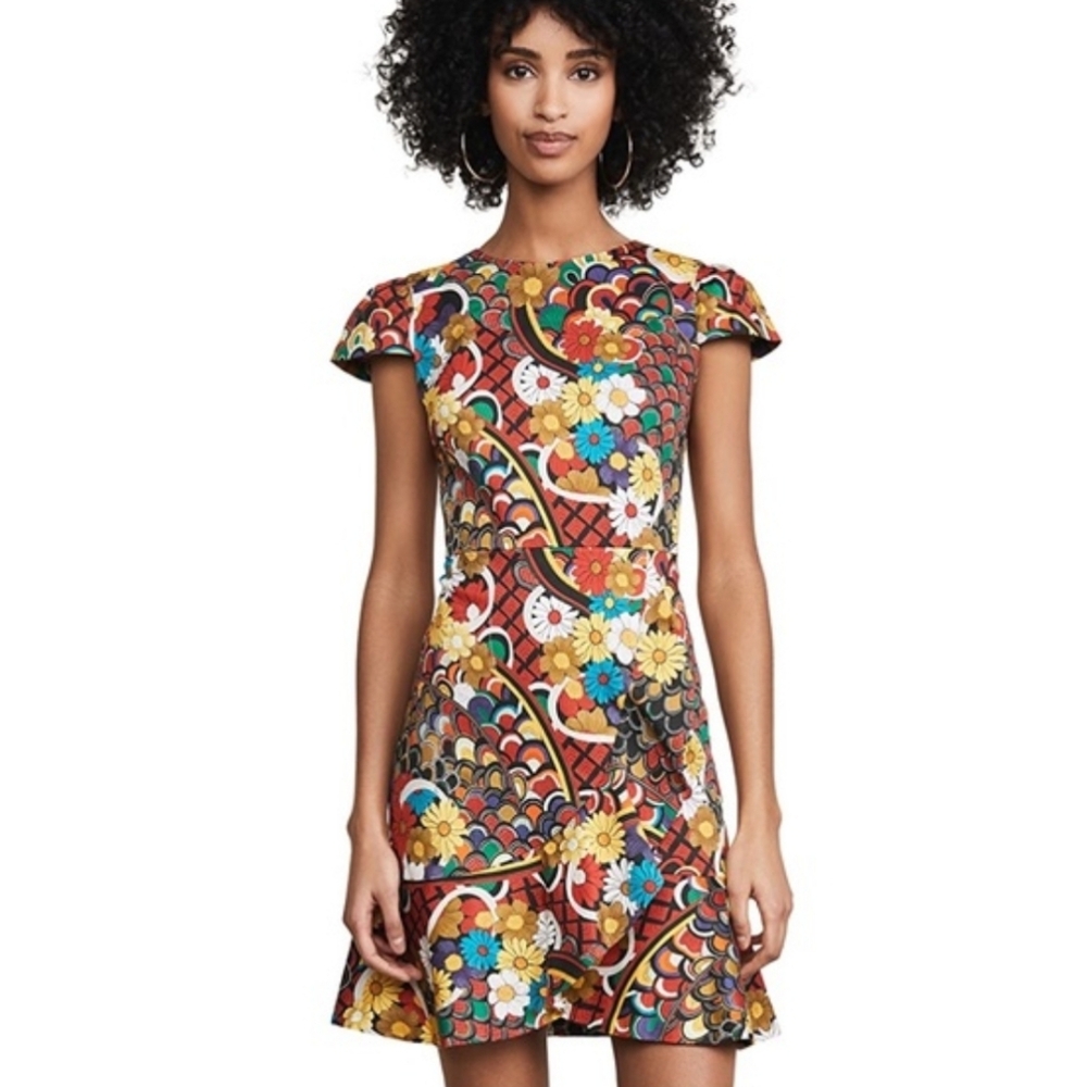 Alice + Olivia Multicolor Floral Dress